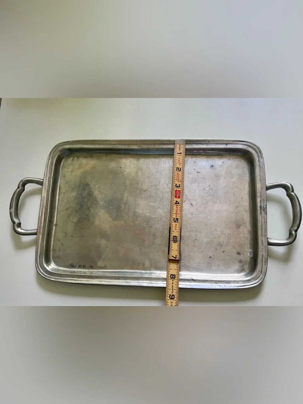 WILLIAMS-Sonoma Handmade in Italy Pewter Tray
